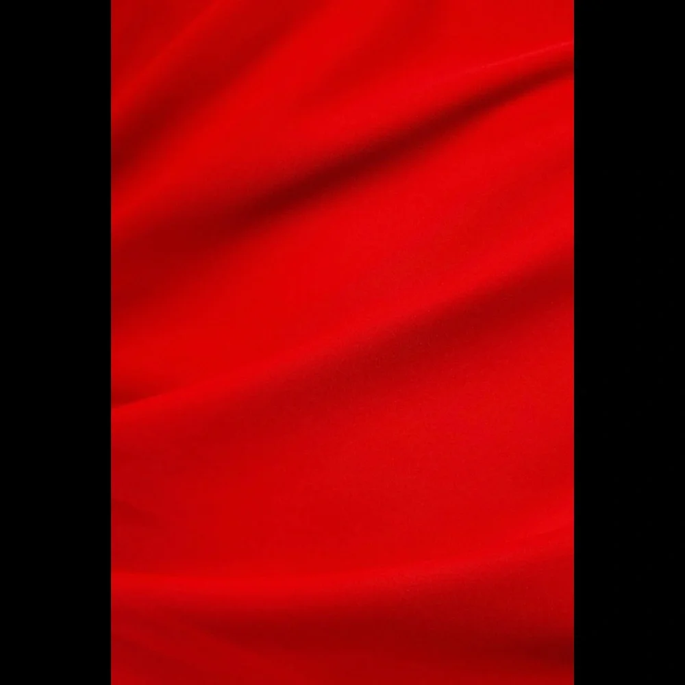 Lulus Red Asymmetrical Tulip dress - Picture 5 of 8